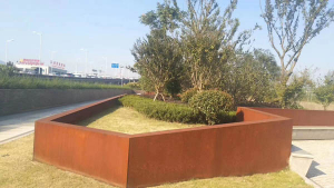 龙文耐候钢挡土墙